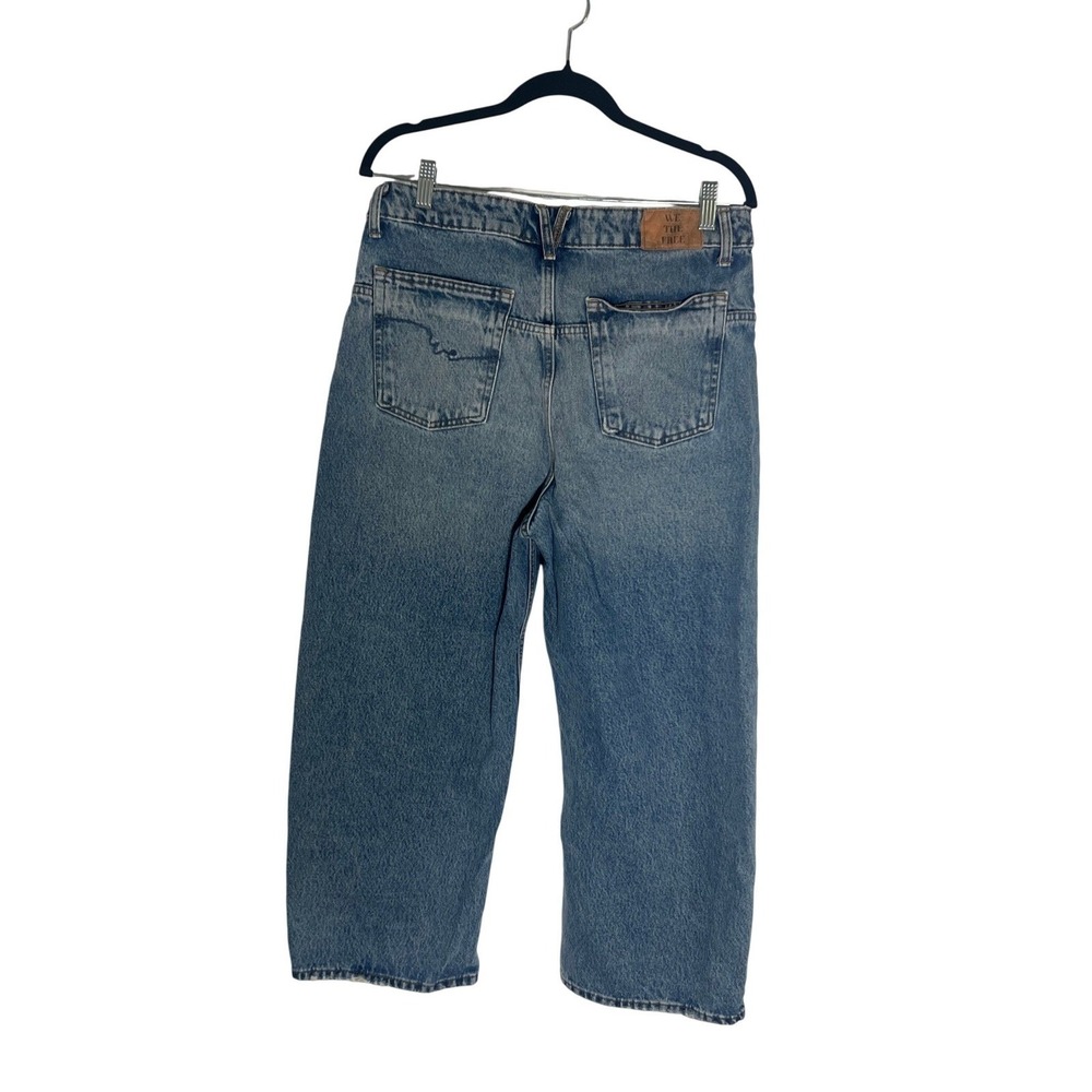 We The Free Deep Trance Dropped Boyfriend Jeans 29 Medium Wash Denim Baggy - Picture 3 of 14